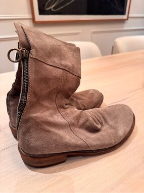 Vintage Fiorentini & Baker suede ankle boots